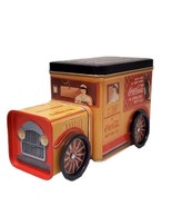 Vintage 1995 Coca Cola Delivery Yellow Truck Shaped  Collector Tin Stora... - £10.46 GBP