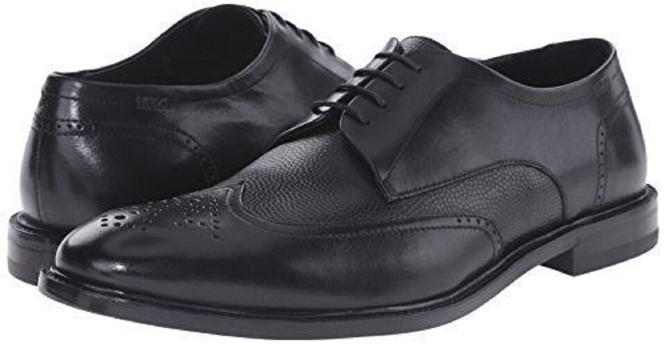 Primary image for Hugo Boss C-Urder Wingtip Dress Leather Shoes Men's 7.5