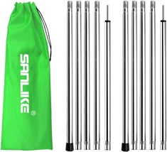 Sanlike Offers A Pair Of Tarp Poles That Can Be Adjusted To A Height Of 75 - £30.35 GBP