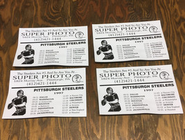 Vintage Pittsburgh Steelers 1997 schedule refrigerator magnet lot super ... - $19.75