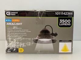 Commercial Electric Integrated LED Bronze Dusk to Dawn Area Floodlight 4... - $38.51
