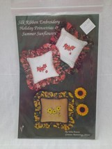 Grannies Heartstrings ~ Silk Ribbon Embroidery Pattern ~ Poinsettia &amp; Su... - $4.90