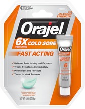 Orajel Moisturelock Cold Sore Treatment 0.105 oz  *02/2025* - $8.99