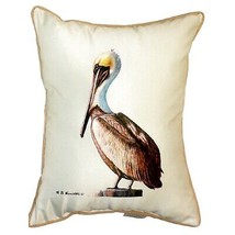 Betsy Drake Pelican Large Indoor Outdoor Pillow 16x20 - £37.50 GBP