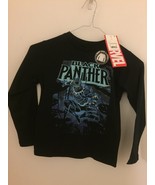 NEW Boys&#39; Marvel Black Panther Long Sleeve XS T-Shirt - $249.84 MXN
