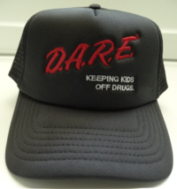 Dare Keeping Kids Of Drugs Licensed Trucker Black Hat - $24.50