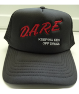 Dare Keeping Kids Of Drugs Licensed Trucker Black Hat - £19.26 GBP