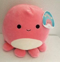Squishmallow 8&quot; Abby Octopus Soft Coral Pink Plush Stuffed Animal NO HEARTS - £23.87 GBP