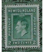 Nice Vintage Used Newfoundland 2 Cents Stamp, GOOD COND - VINTAGE COLLEC... - £3.12 GBP