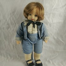American Beauty Doll by Shirley Peck - Little Boy with Blue Outfit - 17&quot; Felt - £37.39 GBP