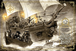 WonderCon 2024 Muppet Treasure Island Movie Poster Giclee Print 36x24 Mondo - £95.91 GBP