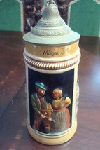 German Stein 8 1/2&quot; tall .05L marked &quot;Möhnesee&quot; original - $54.45