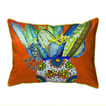 Betsy Drake Potted Cactus Large Indoor Outdoor Pillow 16x20 - £36.99 GBP
