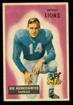 Vintage Football Card 1955 Bowman #84 Bob Hoernschemeyer Detroit Lions Hb - £8.59 GBP