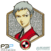 Persona 3 Portable Akihiko Sanada Gold Enamel Pin Figure Official Atlus Reload - £7.69 GBP