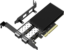 VIMIN 10Gb SFP+ PCIe NIC Dual Port, Intel 82599 X520-DA2, X8/X16, Win/Linux - $2,472.59 MXN