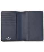 NWB Kate Spade Grand Slam Leather Passport Holder KF503 Tennis Navy Gift... - $54.44