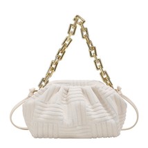 Crocodile Pattern Handbag for Women Winter Luxury Brand Dumplings Bags Fashion C - £20.49 GBP