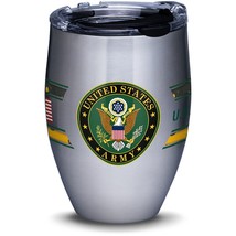 Tervis U.S. Army Camo Stripes 12 oz. Stainless Steel Tumbler W/ Lid Military New - £12.57 GBP