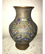 Antique Bronze Champleve Japanese Japan Beautiful Oriental Colors Asian ... - €54,68 EUR