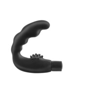 Vibrating Reach Around Silicone Prostate Massager With Lube 1Oz - $58.99
