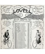 Lovell Arms Diamond Bicycles 1894 Advertisement Victorian XL Bikes DWII9 - £47.37 GBP
