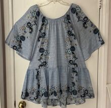 Avenue Light Blue Womens Shirt Skirt 18/20 Pre-Owned - $13.30