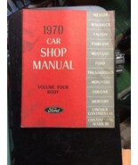 1970 Ford Car Volume 4 Body Shop MANUAL Vintage car automobile repair - $56.09 CAD