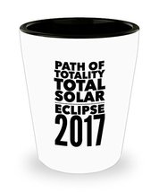 Total Solar Eclipse 2017 - Path of Totality Commemorative Shot Glass - £13.29 GBP