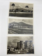 Lot of 3 Napoli Fotocelere Postcards Maschio Angioino, Litoranea, Partenope - £13.32 GBP