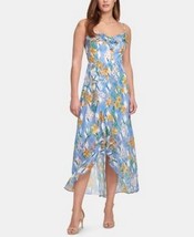 Kensie Women&#39;s Maxi Floral Ruffled Trim Dress - £24.34 GBP