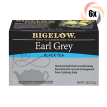 6x Boxes Bigelow Earl Grey Black Tea | 20 Pouches Per Box | 1.18oz - £27.90 GBP