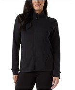 32 Degrees Womens Jacket Black Full-Zip Pockets Stretch Active Workout G... - $60.37 CAD