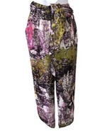 Leigsdottir Anthropologie Silk Size 4 Pants Crushed Chroma $198. - $30.58