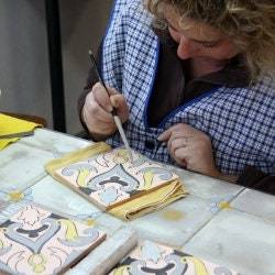 Ceramic High Relief Border  Tiles Handcrafted  - Sevilla -  (you select the size Item image 6