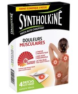 SyntholKine Patch Warming Muscle Pain Back/Nuque/Shoulders 4 patches - $61.00