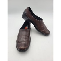 Cole Haan Studio Chocolate Brown Leather Slip On Flats Sz 6 B Made In It... - $32.99