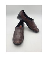 Cole Haan Studio Chocolate Brown Leather Slip On Flats Sz 6 B Made In It... - $46.29 CAD