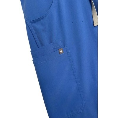 Figs Scrub Pants Womens Medium Blue Kade Cargo Technical Collection Work Uniform Item image 8