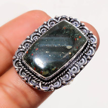 African Bloodstone Gemstone Handmade Fashion Ethnic Gift Ring Jewelry 9&quot; SA 363 - £3.91 GBP
