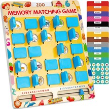 Matching Memory Game for Kids Age 3 4 5 6 7 8 Year Old Travel Toy for Bo... - £27.58 GBP
