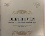 Beethoven Concerto No 4 in G Major for Piano and Orchestra Opus 58 [Vinyl] - $39.99