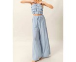 Hyfve Ruffle Top And Flowy Pants Set Size L - $37.62