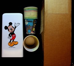 Walt Disney Mickey Mouse 1980's Solo Cup Holder & Cups Mail Offer NEW W/Cups - $23.70