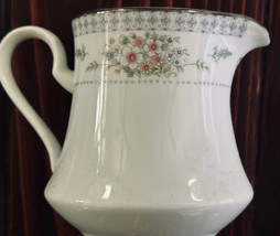 Mikasa Hamilton Cream Pitcher Creamer #9032 Fine China Embossed Flowers FIRM - £19.01 GBP