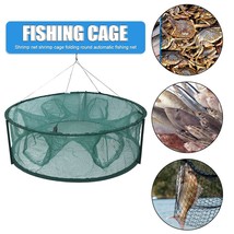 Automatic Fishing Net Shrimp Cage Foldable Fish Crab Trap Cast Fishing Network C - £54.58 GBP