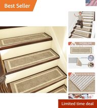 Non-Slip Carpet Mat 28inX9in Indoor Stair Runners for Wooden Steps,Stair... - $158.19