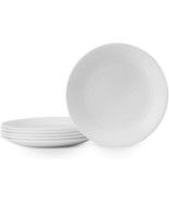 Corelle Vitrelle 6-Piece Salad Plates Set, Triple Layer, Winter Frost White - £27.24 GBP