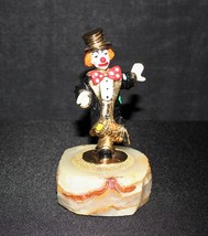 Ron Lee 1994 Chip Off the Old Block Dancing Clown Figurine on Onyx Base, Signed - £27.89 GBP