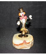 Ron Lee 1994 Chip Off the Old Block Dancing Clown Figurine on Onyx Base,... - £27.94 GBP